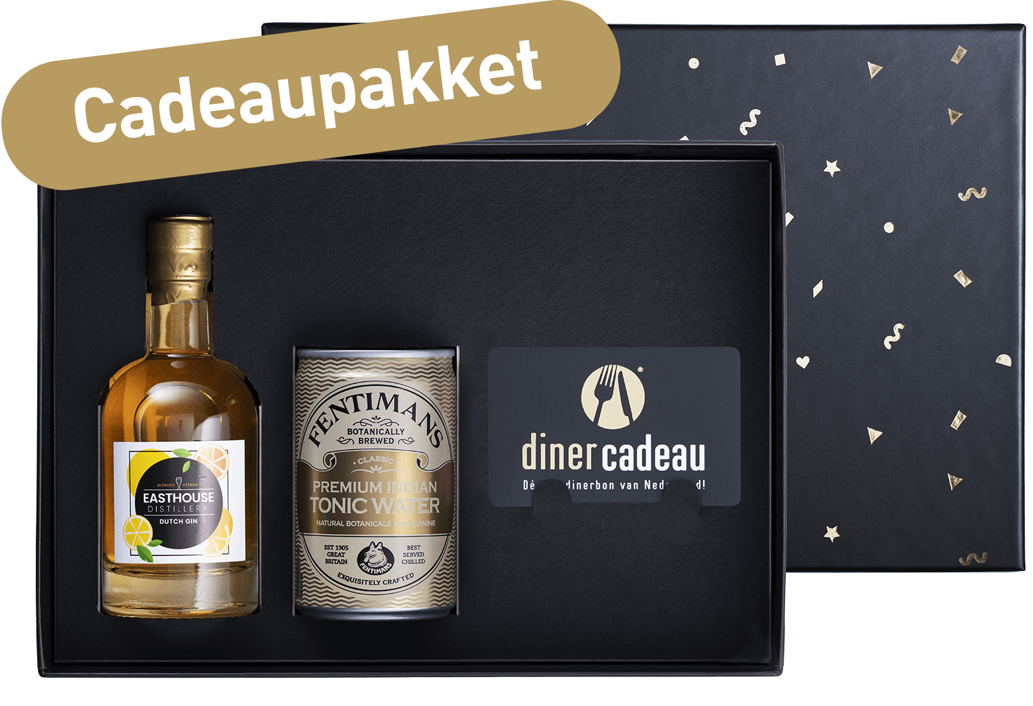 Cadeaupakket Borrel 'Gin & Tonic diner cadeau